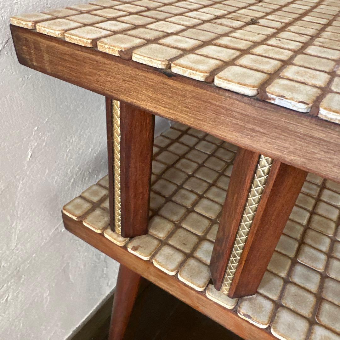 二段式サイドテーブル ミッドセンチュリーU.S.