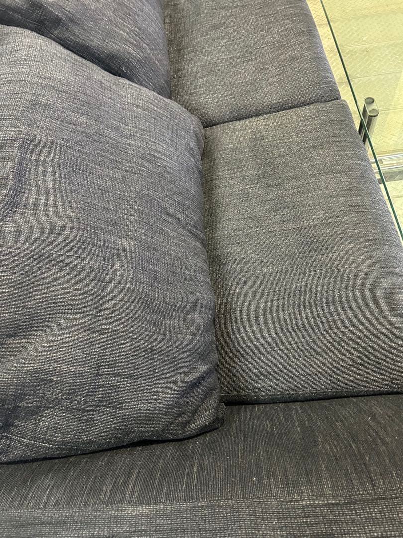 アクタス アイラーセン チェス2人掛けソファオットマン付き