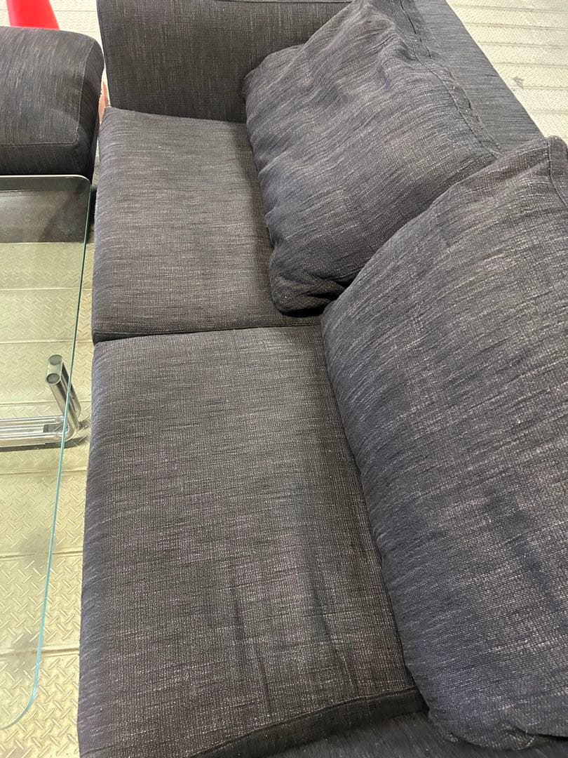 アクタス アイラーセン チェス2人掛けソファオットマン付き