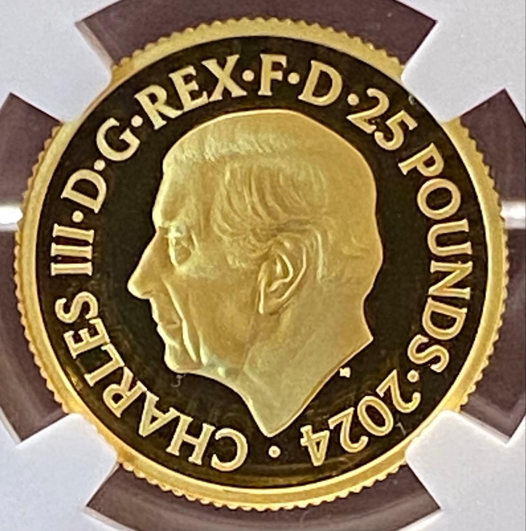 ☆のんちゃん☆2024イギリス ブリタニア プルーフ1/4 オンス