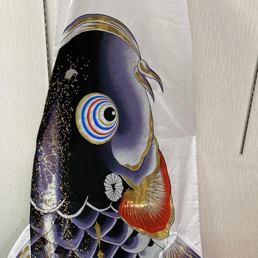 SKO116 千寿鯉のぼり4m 黒 　黒鯉4m　お父さん鯉4m　端午の節句鯉