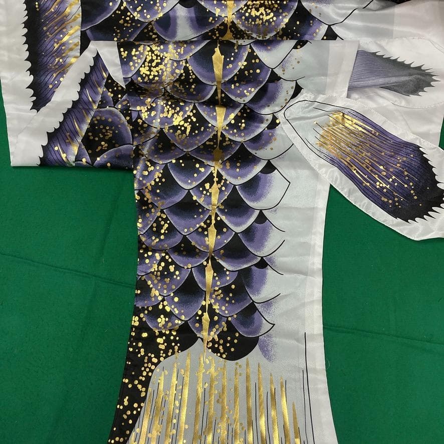 SKO116 千寿鯉のぼり4m 黒 　黒鯉4m　お父さん鯉4m　端午の節句鯉