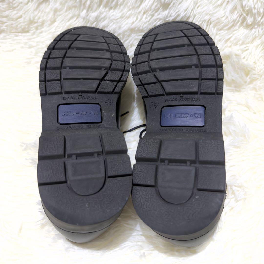 極美品✨KLEMAN クレマン パドラー　チロリアンシューズ ブラック 38