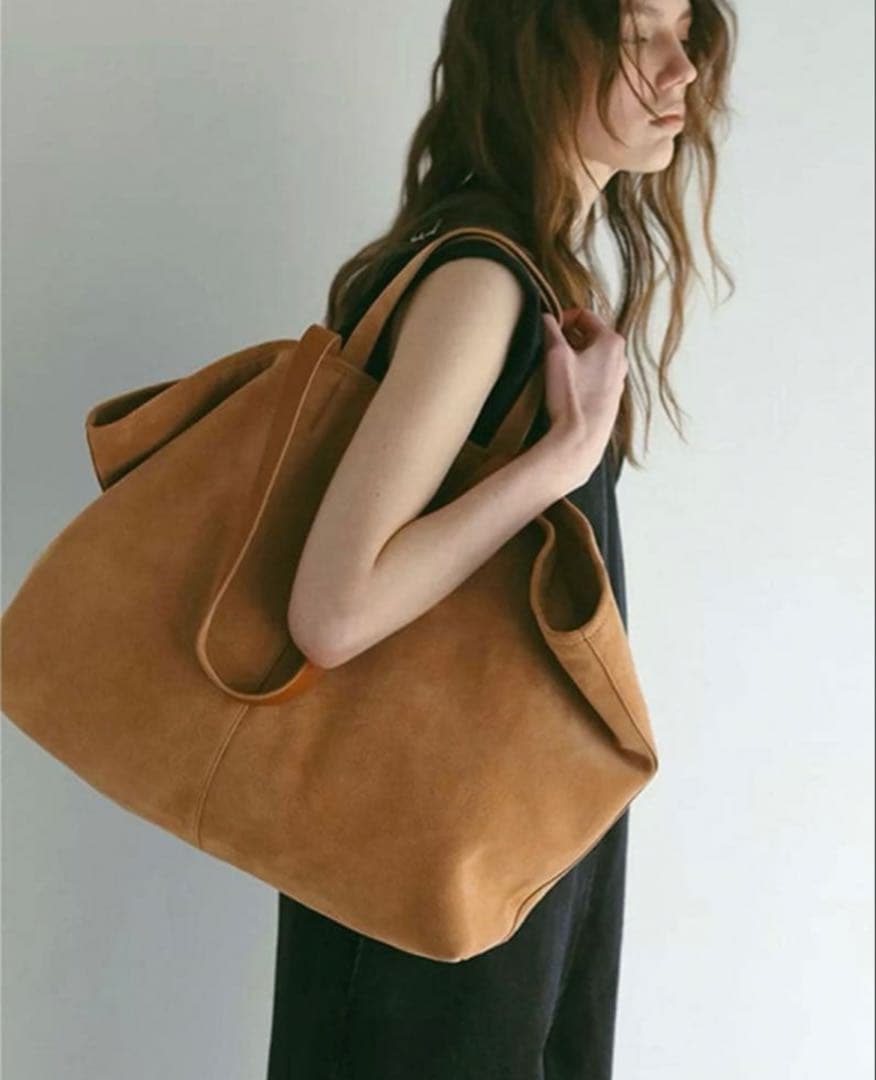 ETRE TOKYO スウェードビッグトートバッグ