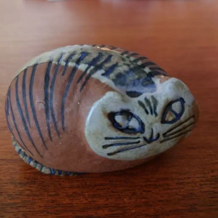 リサラーソン　まる猫　フィギュリン