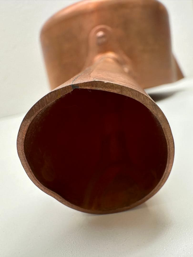 銅製 片手鍋 注ぎ口付き