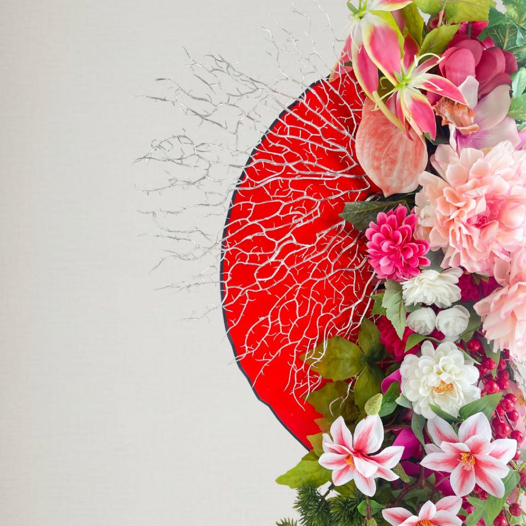 【特大100cm】新年を寿ぐ 豪華絢爛しめ縄リース・しめ飾り 商業用しめ縄