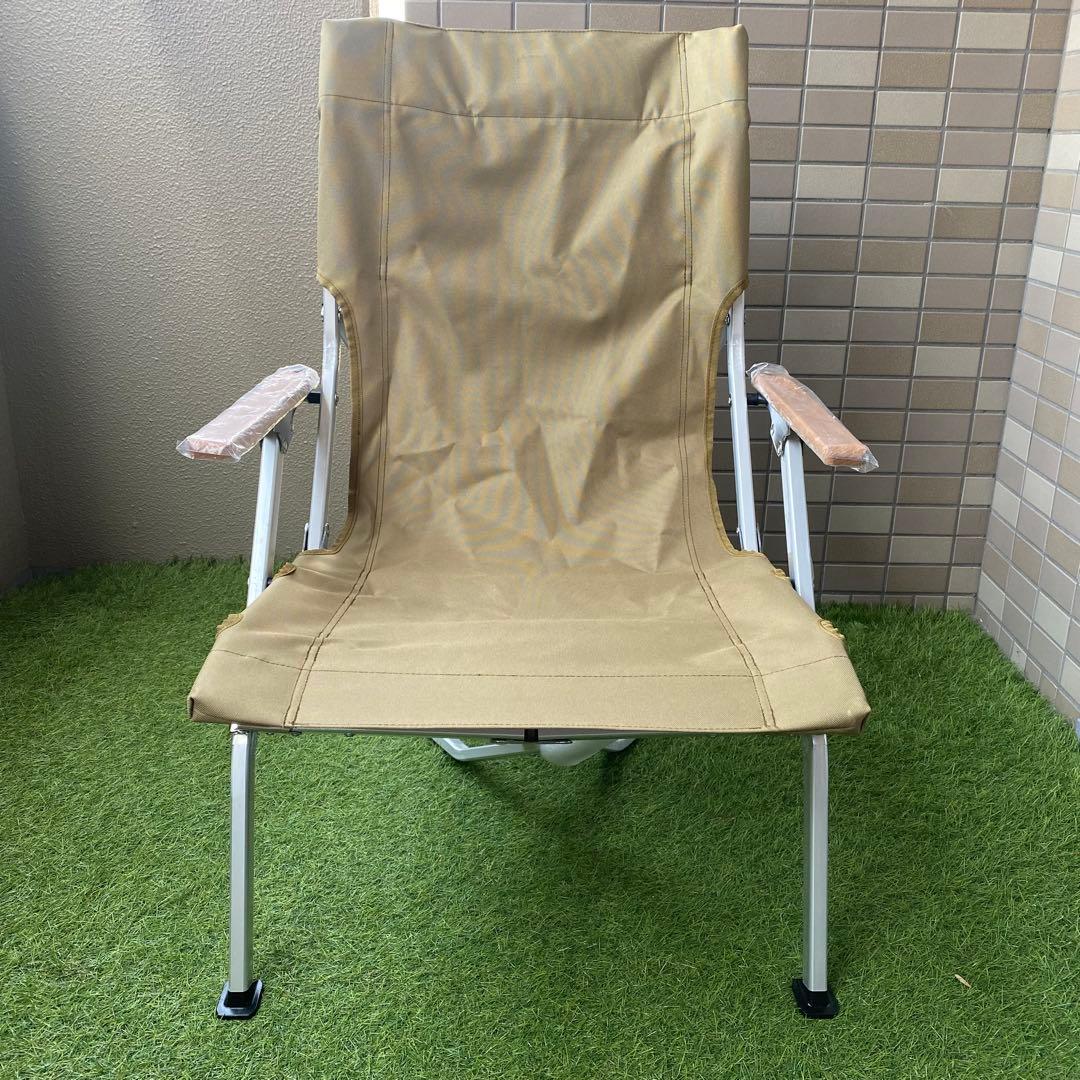 リリー【新品スノーピークOEM品】ローチェア30 カーキ 3脚セット