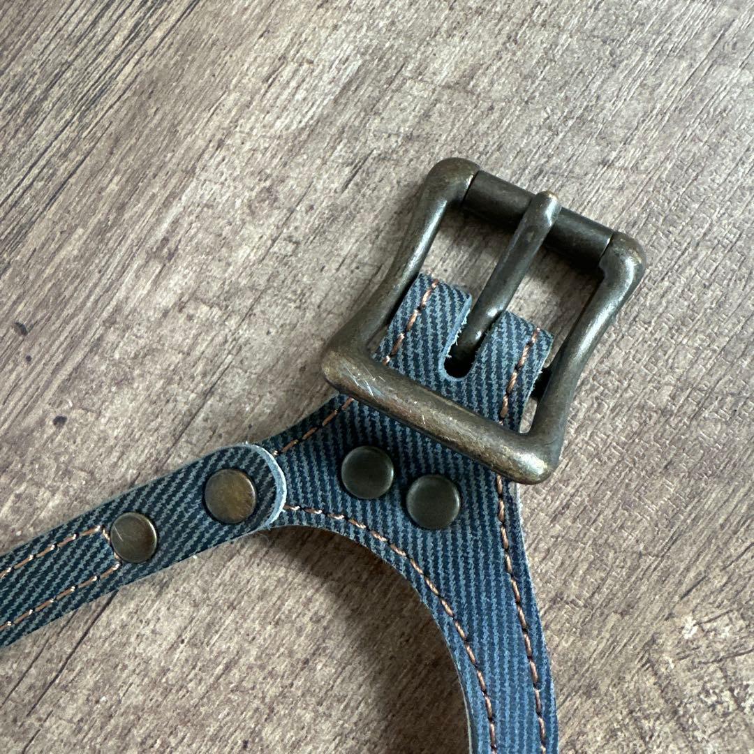 バディベルト　 BB ブルージーン　 4号 クリスタル付き アクセントリード