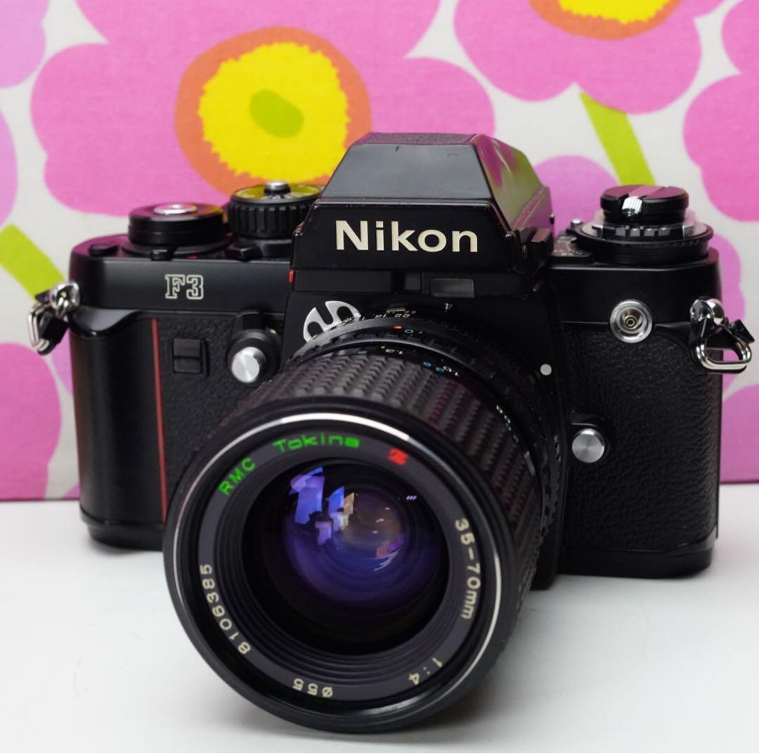 ニコン Nikon F3 レンズ2本付き❤️憧れのフィルムカメラ