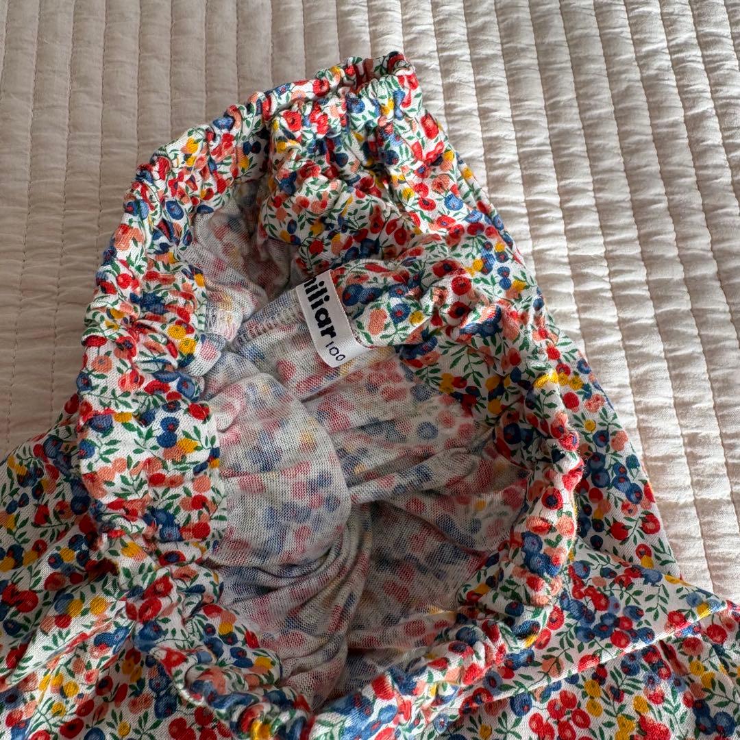 美品　ファミリア　Tシャツ・キュロット　110・100