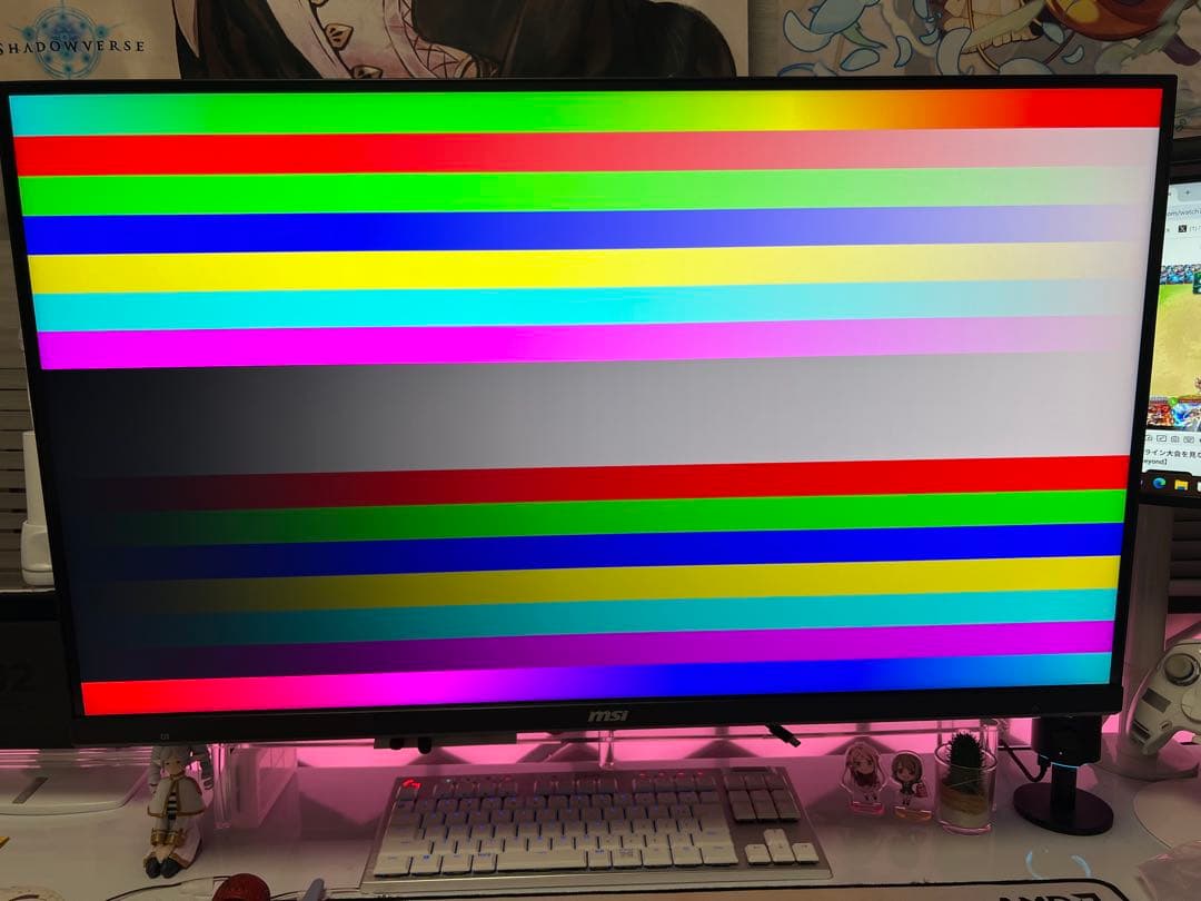 MSI MAG 323UPF ゲーミングモニター　4k 160Hz 中古美品