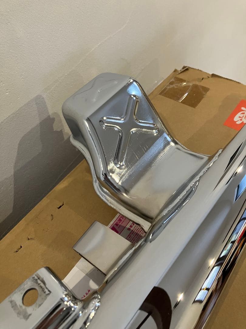 【ほぼ未使用】SR400 プラナス　キャブ車PRUNUS メガホンマフラー