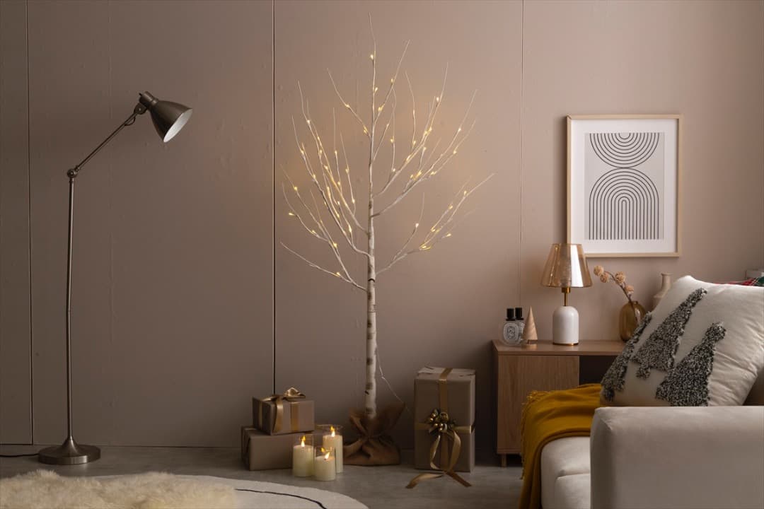 【送料無料】【高さ150cm】白樺風ツリー ブランチツリーLEDライト 観葉植物