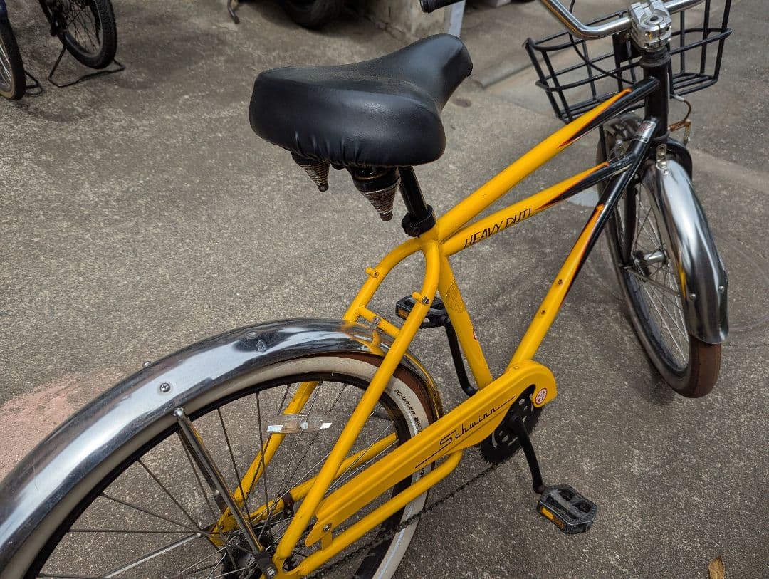 シュウイン　schwinn HEAVY DUTY イエロー 26インチ