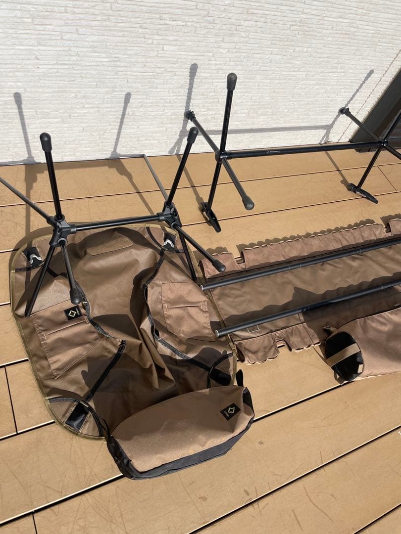 「レアコヨーテセット」ヘリノックスタクティカルチェアL +ベンチ