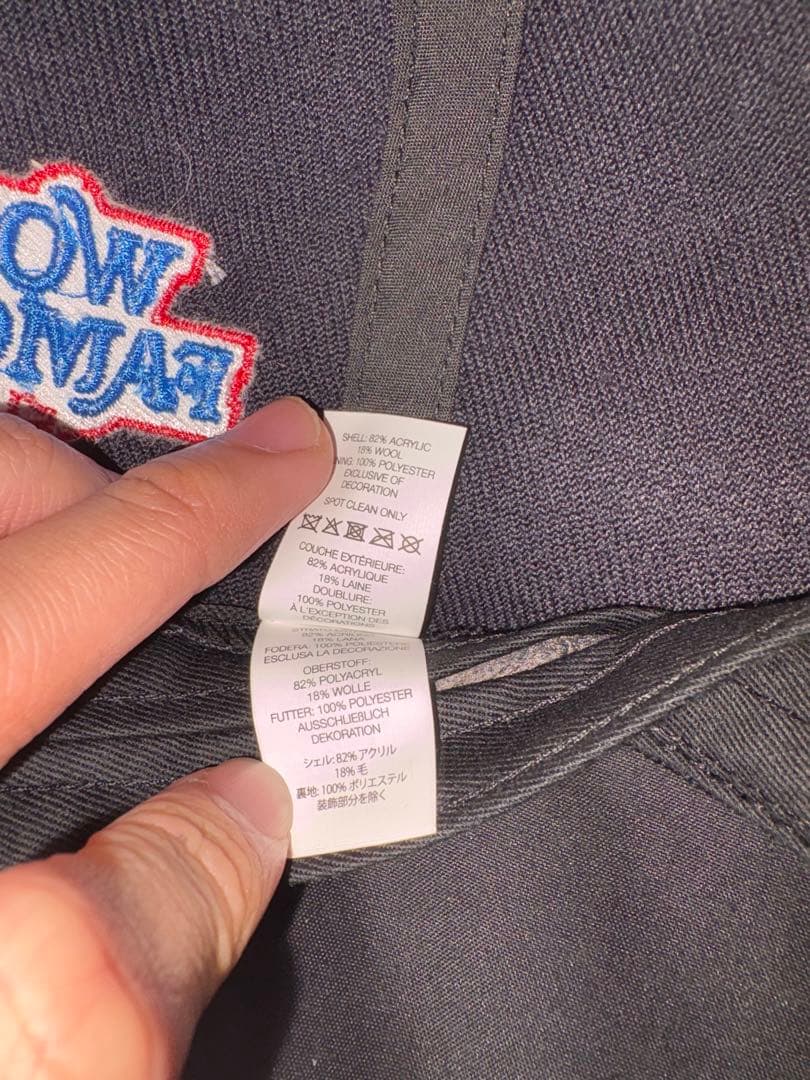 SUPREME World Famous S Logo キャップ　ネイビー