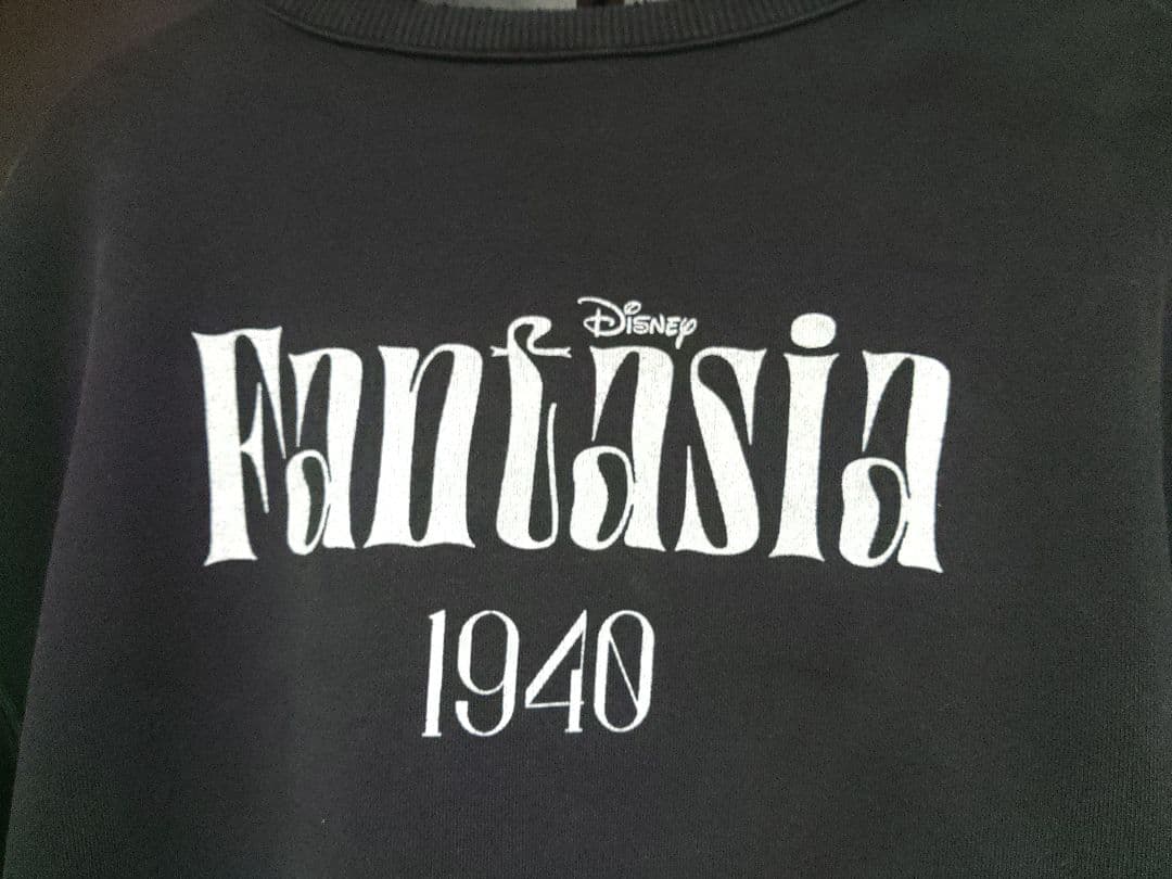 古着　Disney FANTASIA ミッキーマウス スウェットM(XL位)