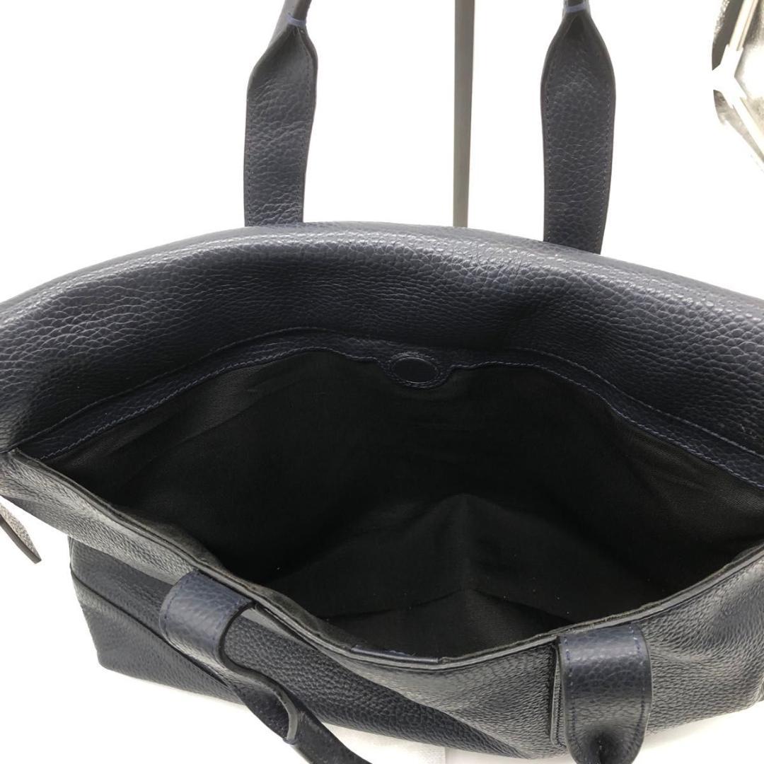 コーチ COACH トートバッグ ビジネスバッグ レザー A4 大容量 ネイビー