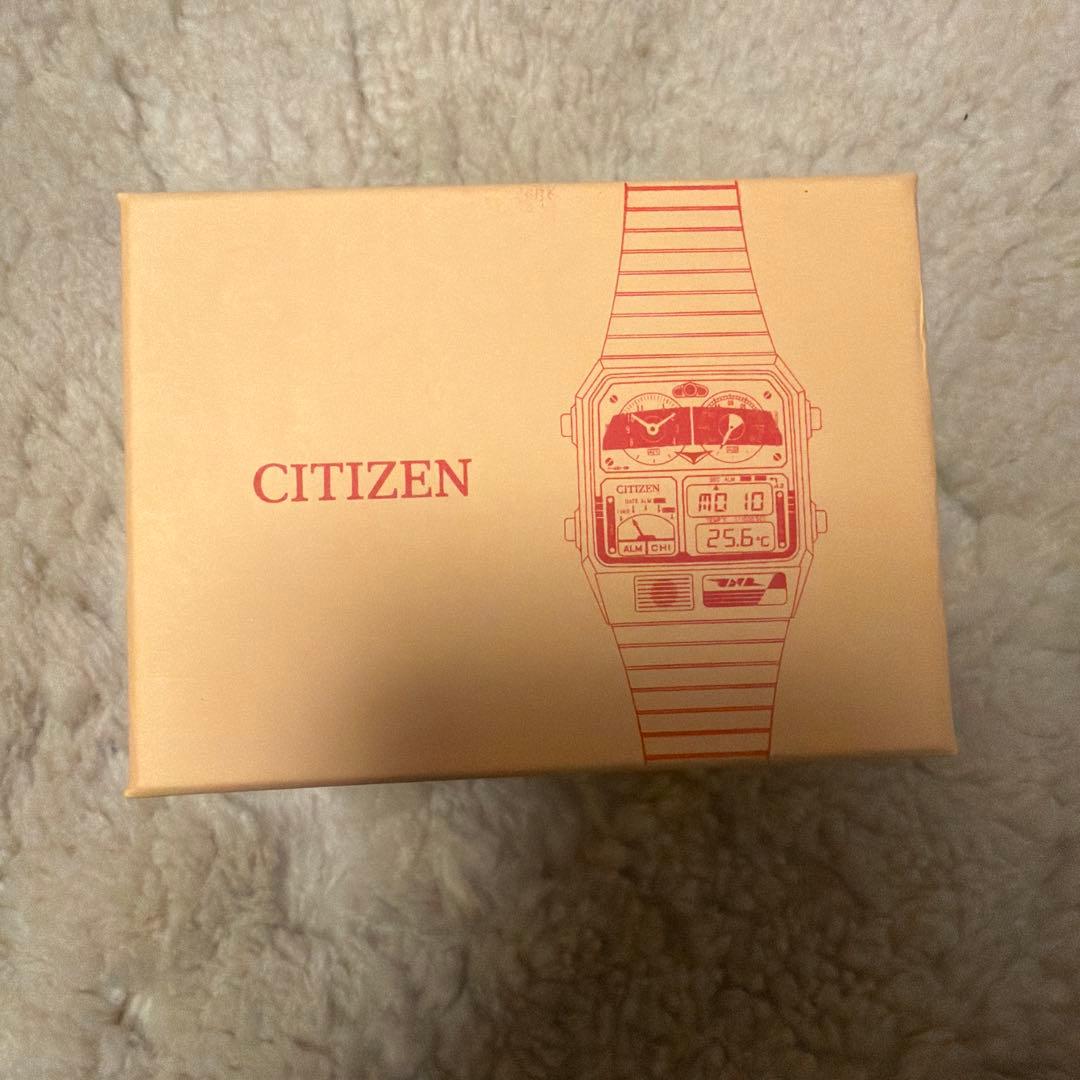 Citizen アナデジテンプ　上野駅開業140周年　485特急ひたち