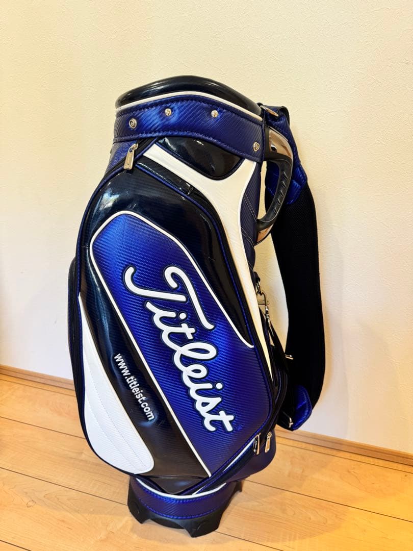 Titleist ✴︎ゴルフバッグ／キャディバッグ　青白