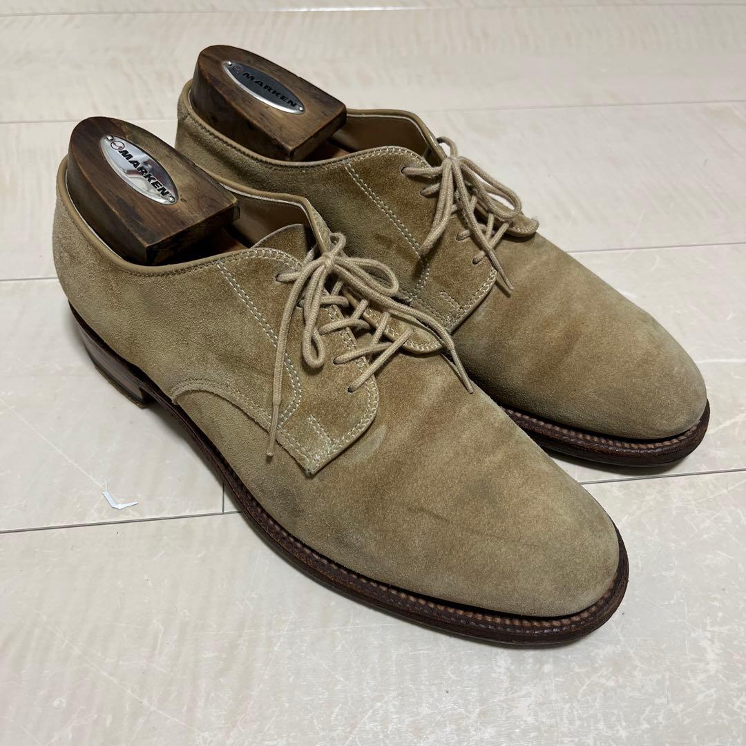 ALDEN サンドスウェード 外羽根式プレーントゥ（EDIFICE別注品）