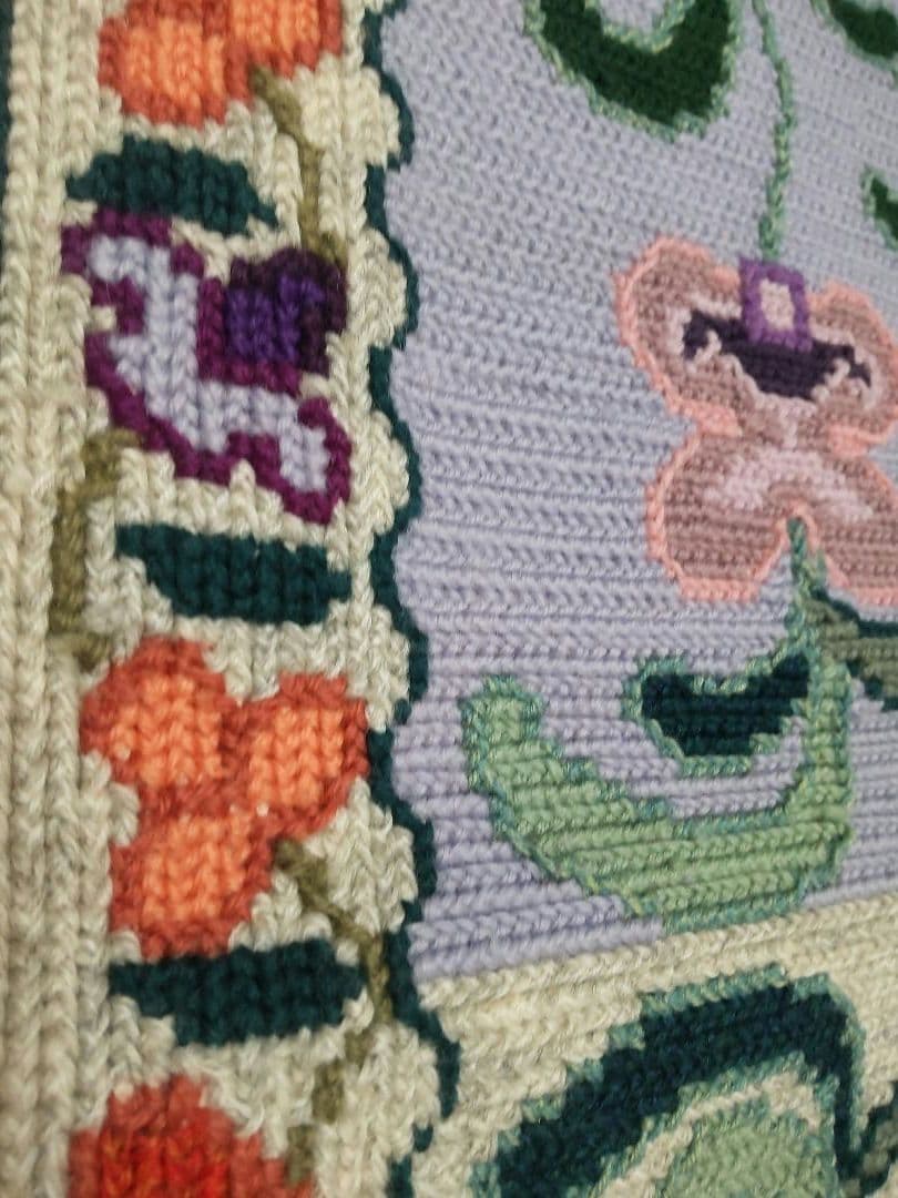 フランスアンティーク 刺繍 壁飾り ハンドステッチ タペストリー ポスター# 2