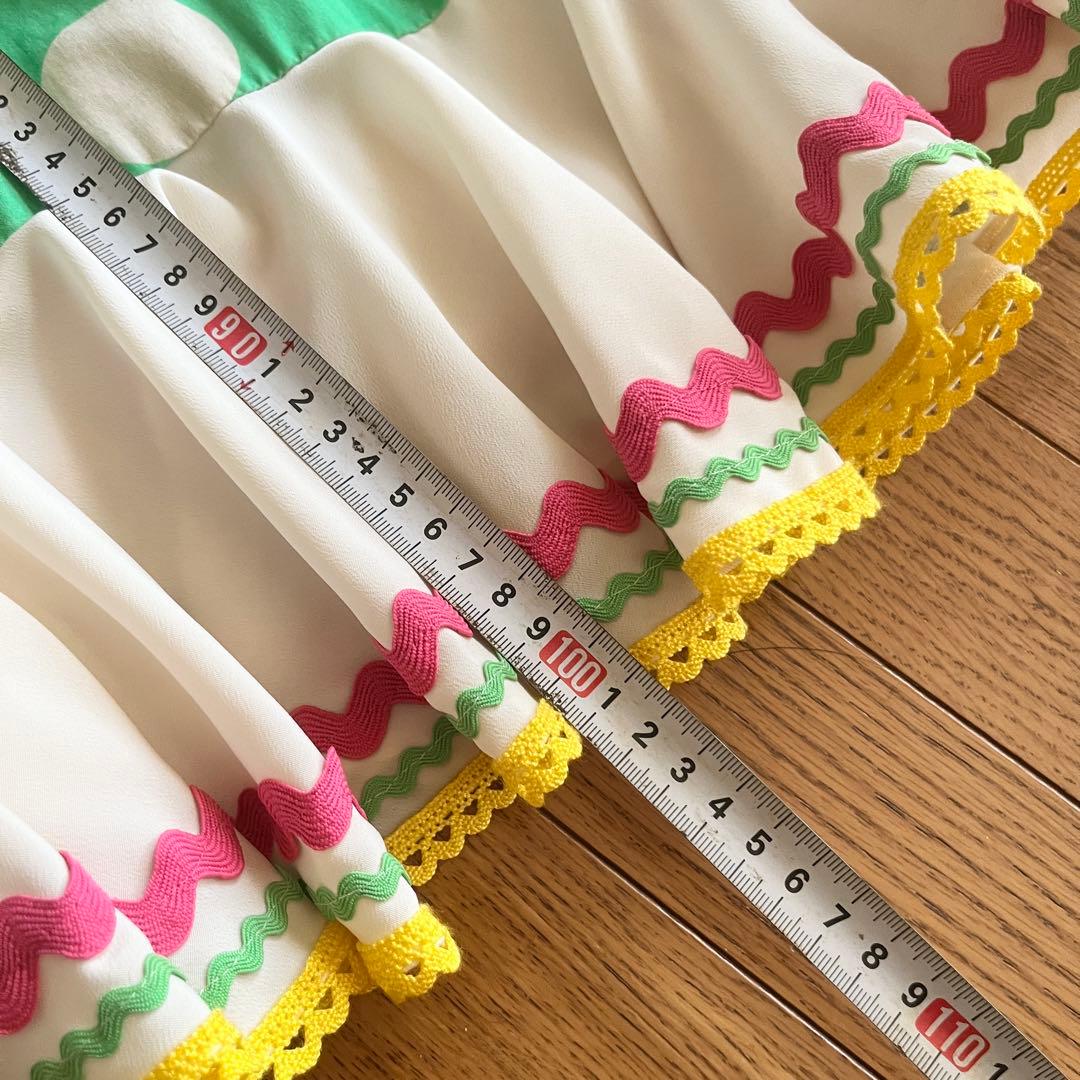 タグ付き　未使用　Mariquita フラメンコ　一点物　ファルダ　水玉