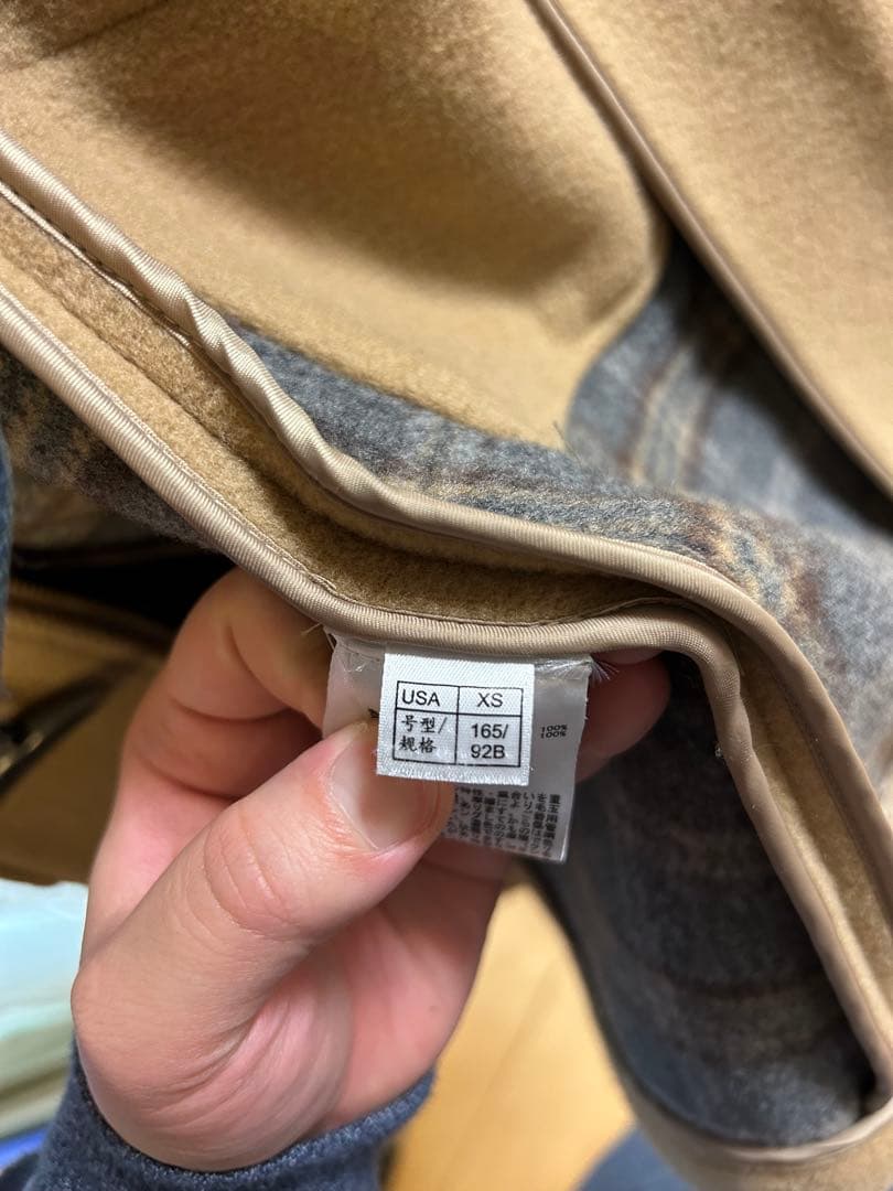 美品 ブルックスブラザーズ ダッフルコート ベージュ キャメル サイズＸＳ