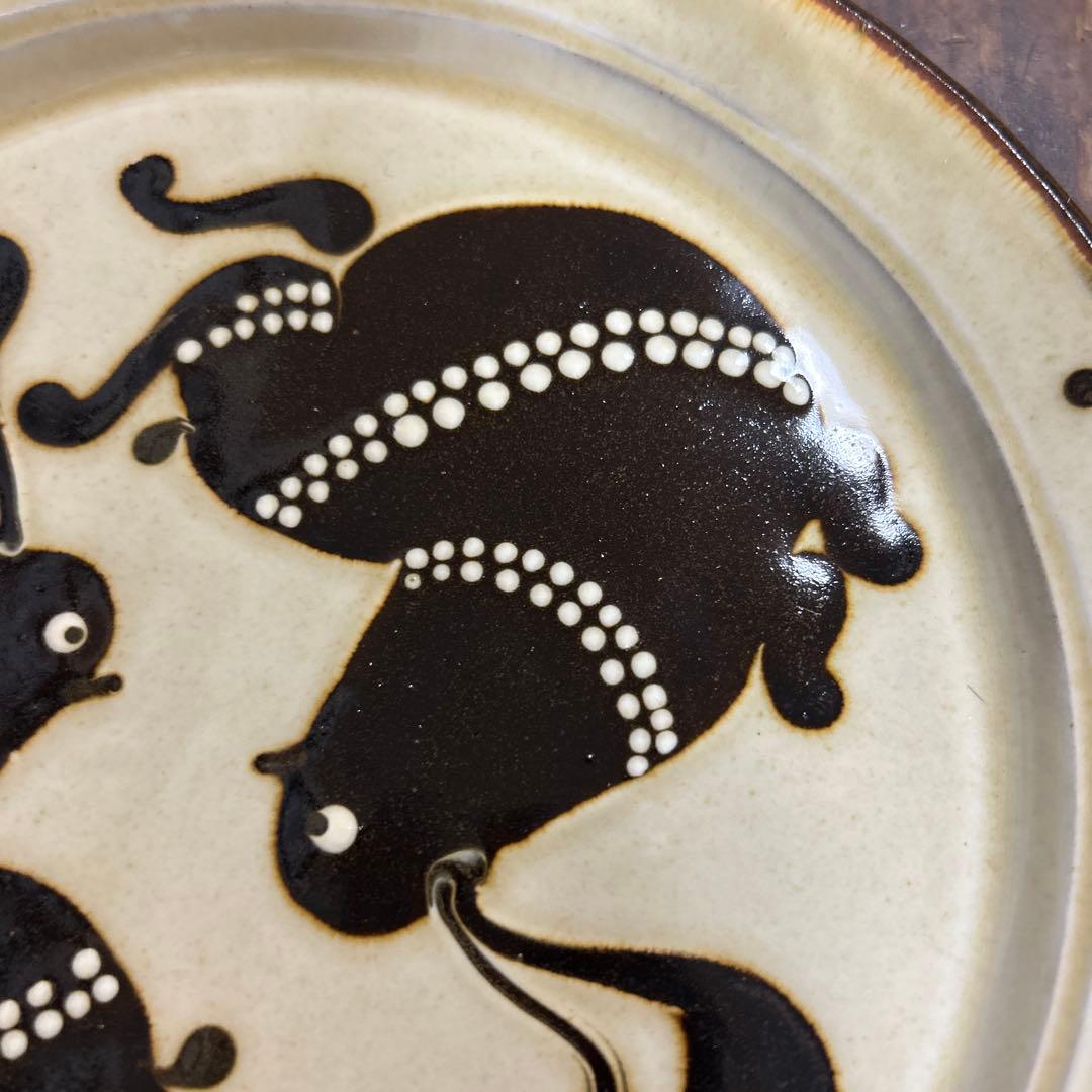 作家　陶芸作家　スリップウエア　うさぎ　7寸皿　船木研児好きな方