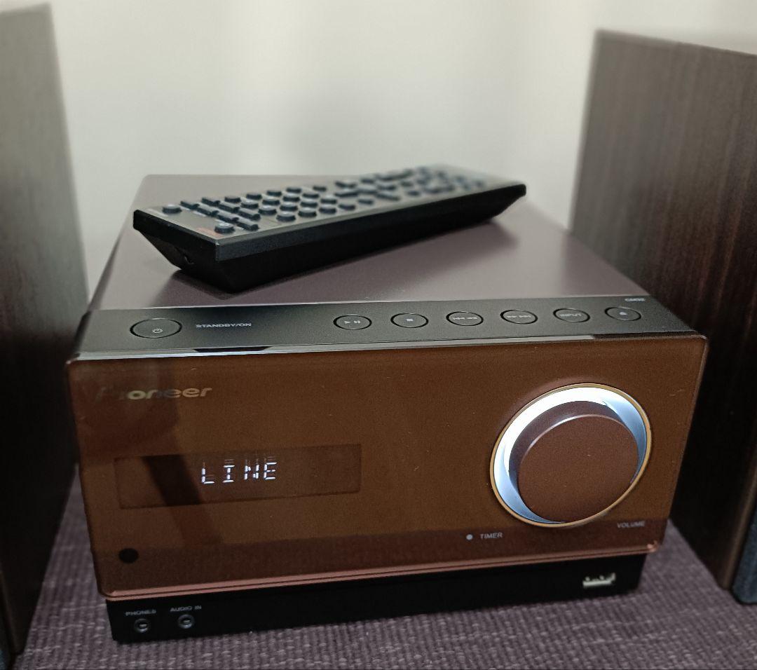 Pioneer X-CM32BT-T Bluetooth,USB接続　美品