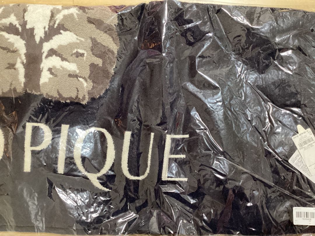 新品　ジェラートピケ ツインキャットジャガードブランケット　毛布　膝掛け　猫