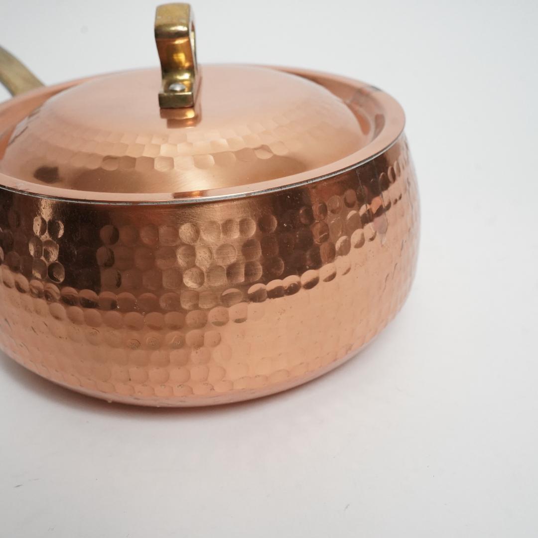 島本製作所 エスエスシリーズ 銅鍋 片手鍋 持ち手真鍮