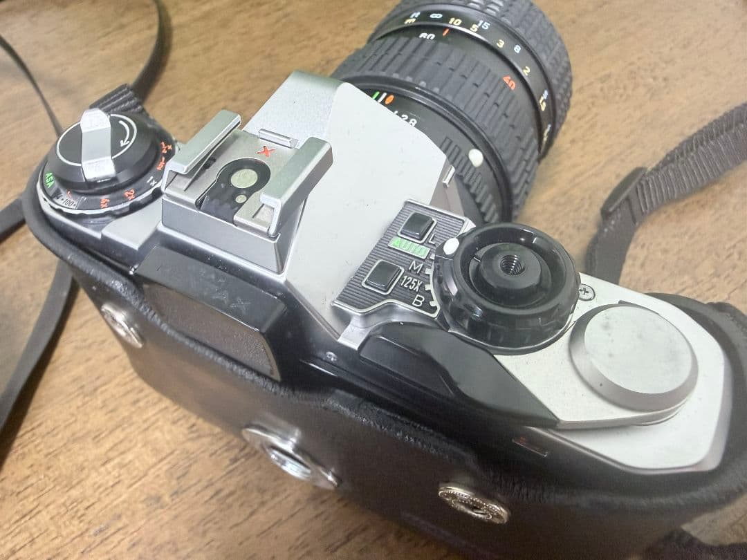 PENTAX ME Super ストロボ、レンズ付き