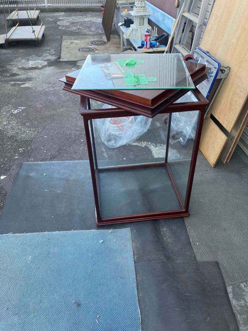 ◉旧統一教会世界平和統一家庭連合仏国寺多宝塔石彫模型花崗岩ガラスケース付◉