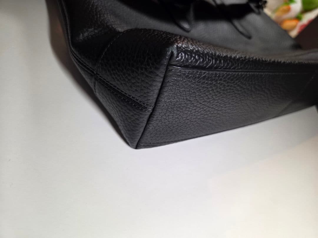 リ*マ様 COACH 　コーチビジネスバッグ　ショルダーストラップ付き　ブラック