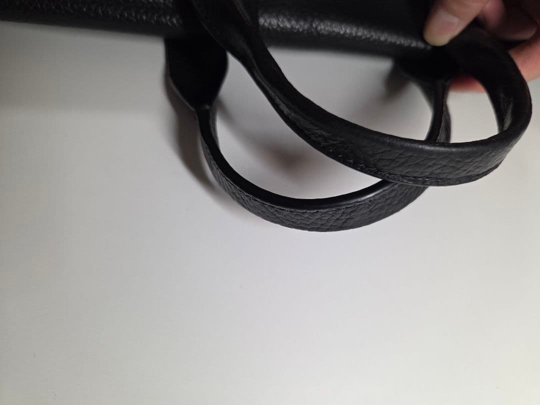 リ*マ様 COACH 　コーチビジネスバッグ　ショルダーストラップ付き　ブラック