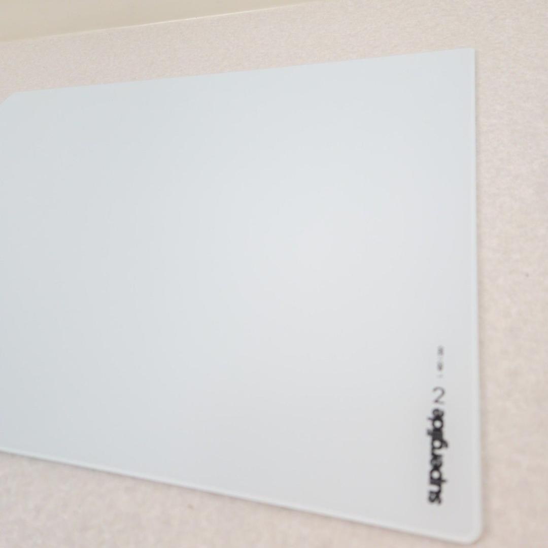 Pulsar Superglide 2 ガラスマウスパッド L 白 スパグラ