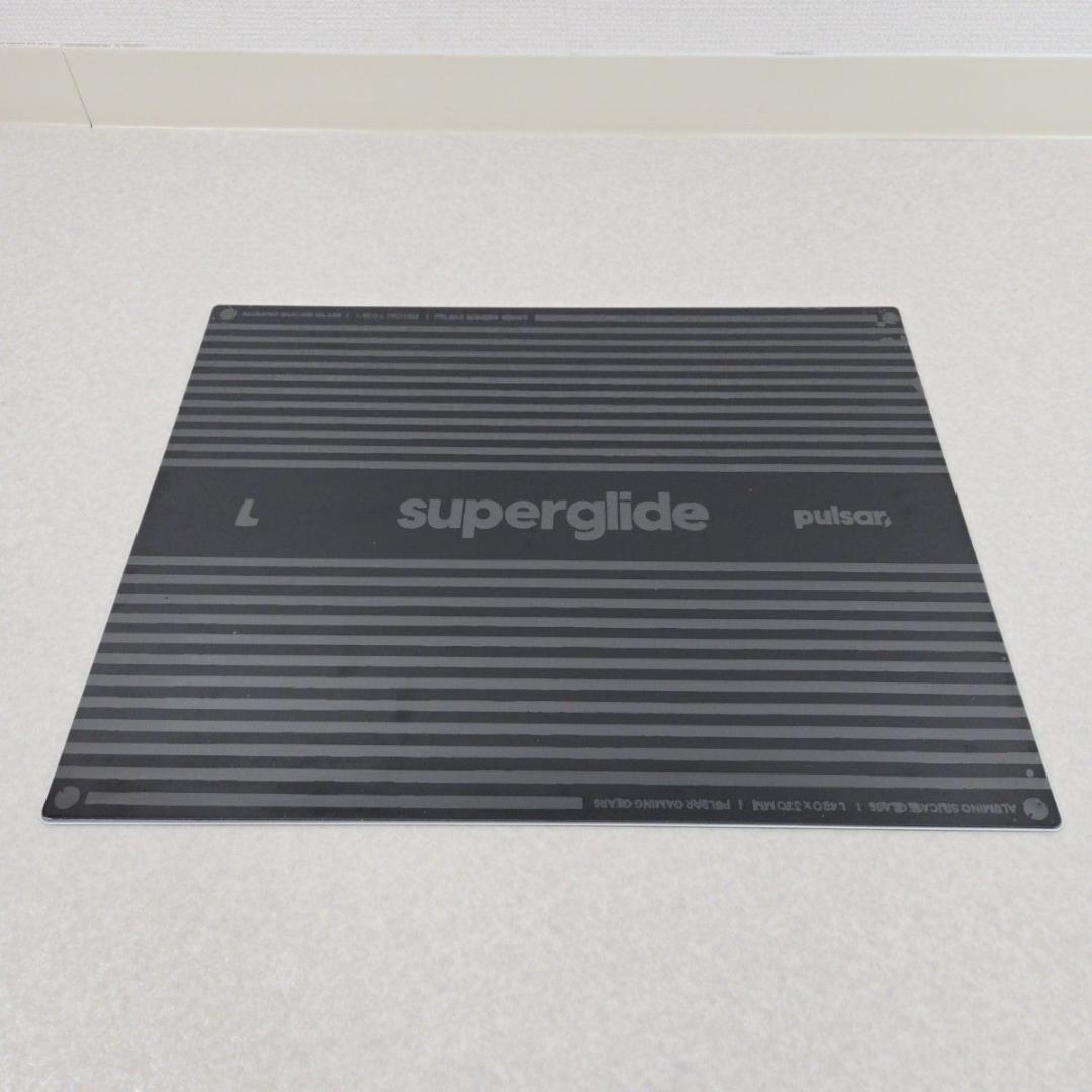 Pulsar Superglide 2 ガラスマウスパッド L 白 スパグラ