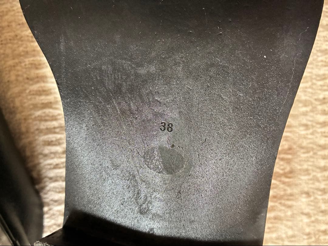 靴 TODAYFUL slide leather shoes 38