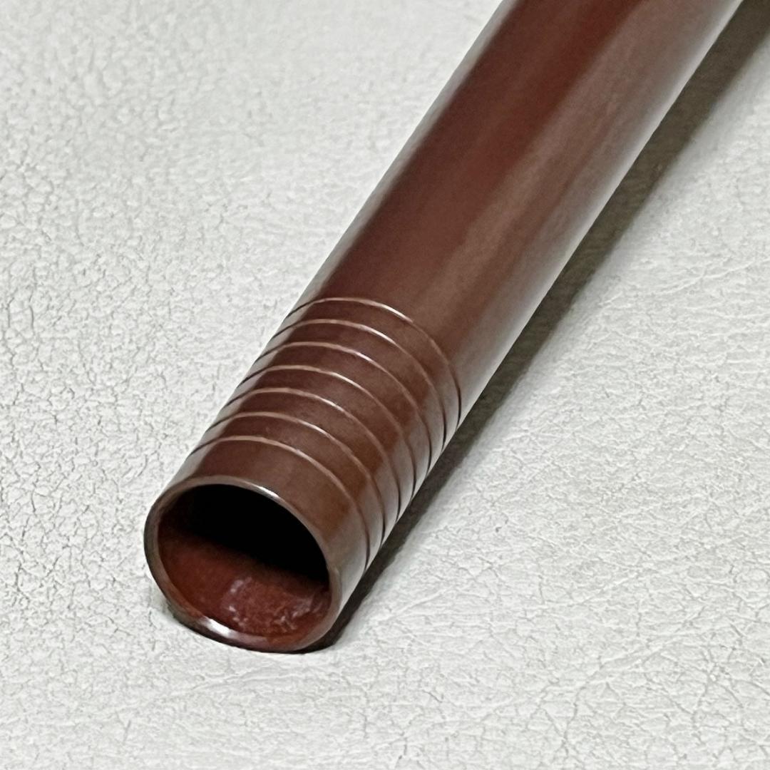 一ノ瀬宗辰 鵬雲斎好写 唐銅 糸目 鶴首花入 共箱 花入 茶道具 【k3667】