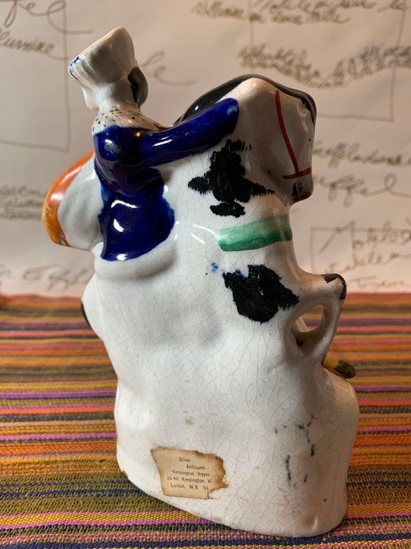 イギリス製　アンティーク　ケンジントン・ハイパーマーケットのレアな馬のペア置物！