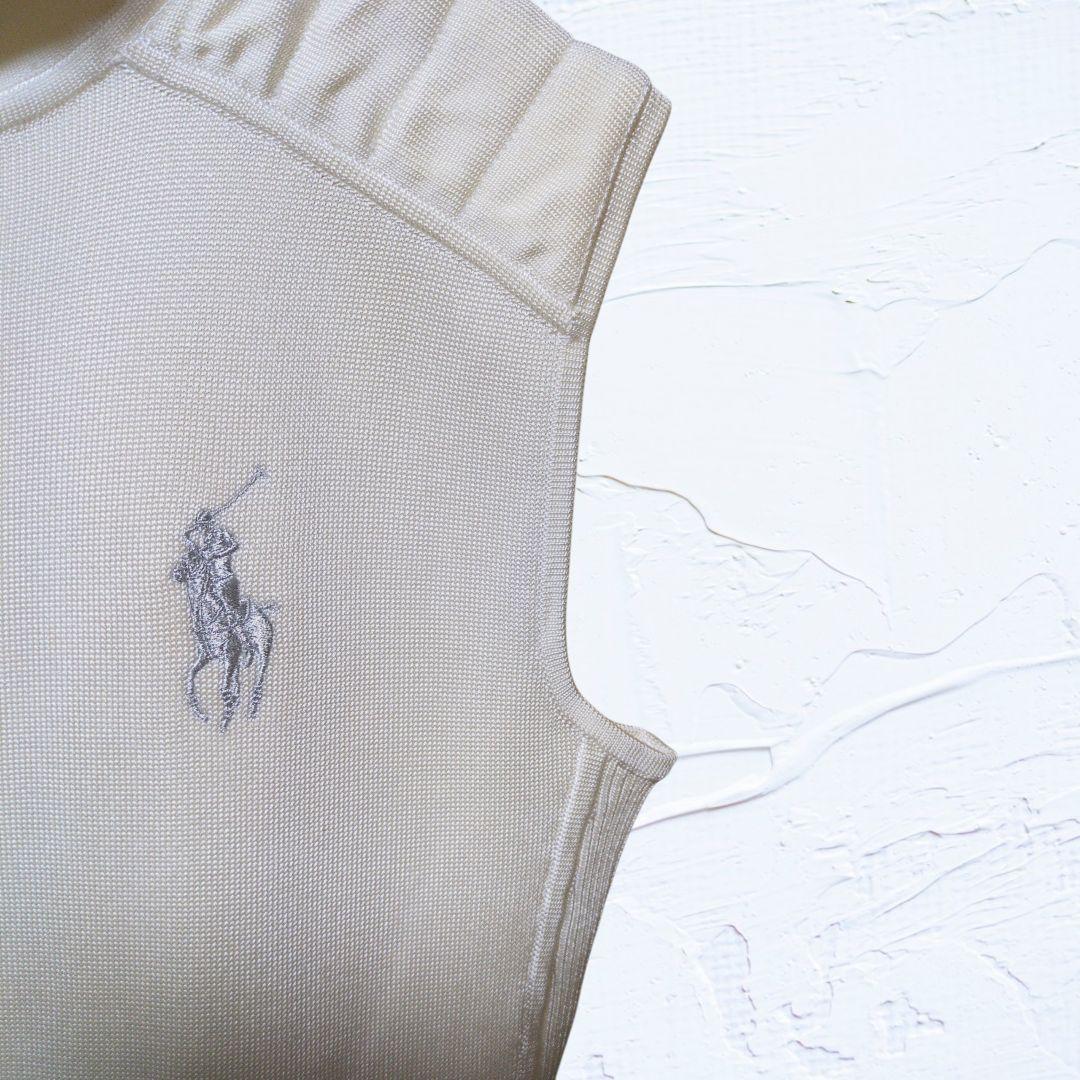 ❤未使用級❤ラルフローレンゴルフクラシックオックスフォード ホワイト ビックロゴ