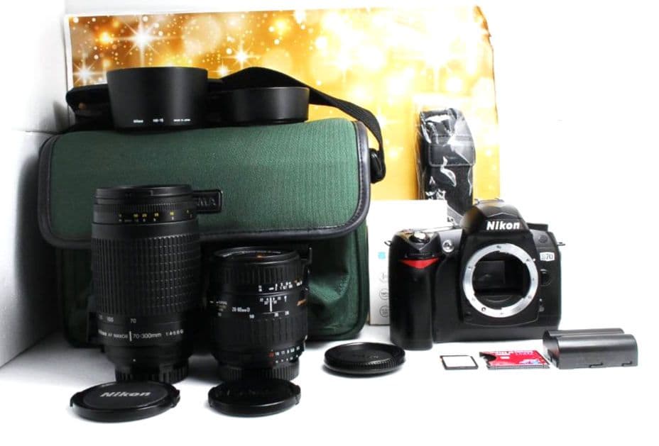 scoco様　NIKON　D70　超望遠⚡️初心者⚡️ダブルレンズ⚡️一眼レフ