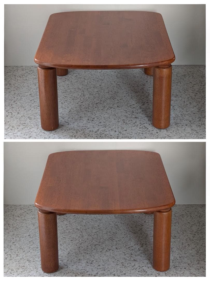 ビンテージ ウッド センターテーブル 木製 座卓 チェスナットブラウン