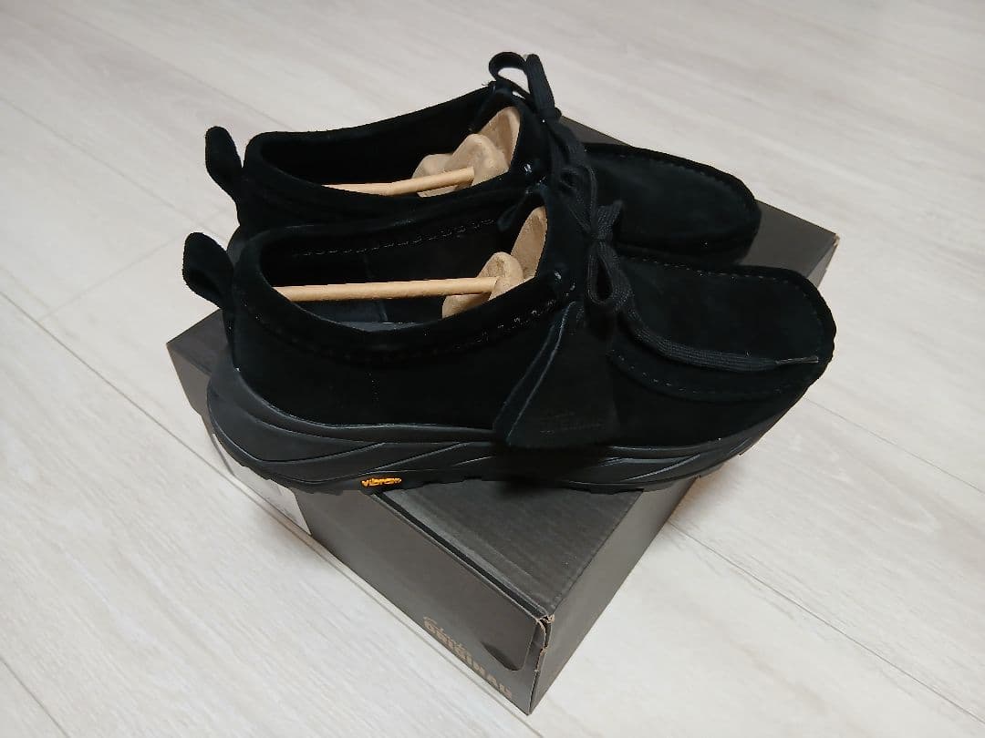 クラークス　ワラエデンロー　ブラックスウェード