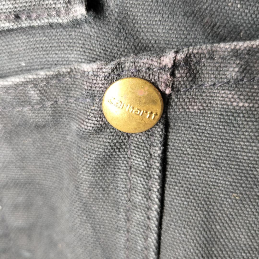 Carhartt カーハート ダック オーバーオール ブラック 黒 アメカジ L