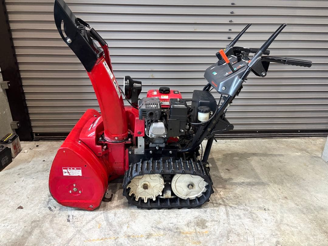 札幌近郊送料無料!! HONDA除雪機 hs760 2段シューター/ガスアシスト
