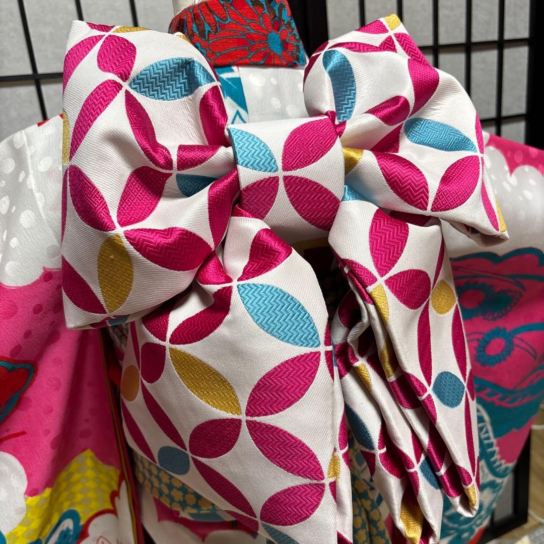 七五三　着物セット　7歳　モダンアンテナ　美品　新品　フルセット