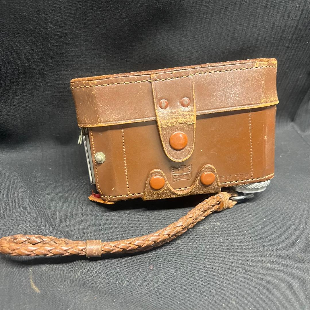 〇Nb右1058 キャノン フィルムカメラ No.154374 レザーケース付